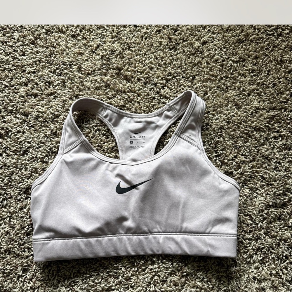 Nike Women's Light Gray Sports Bra